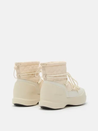 Botas acolchadas Mezzaluna Mid en color crema