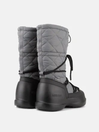 Botas altas acolchadas Mezzaluna en color gris