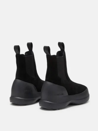 Botas Chelsea Luna de ante negro