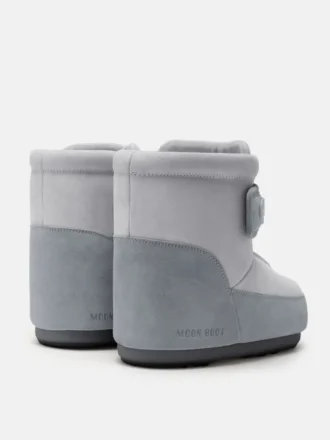 Botas de ante gris con correa Icon de Moon Boot X Vandythepink®