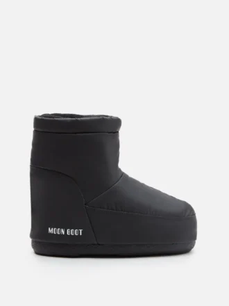 Botas de goma negras sin cordones