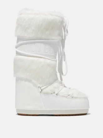 Botas Icon blancas de pelo sintético