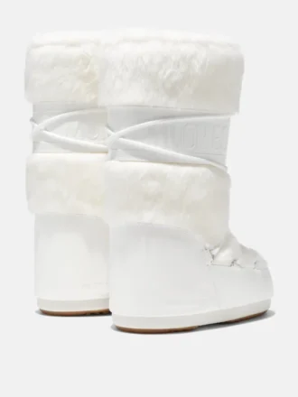 Botas Icon blancas de pelo sintético