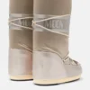 Botas Icon Glance de satén platino
