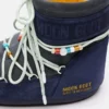 Botas Icon Low de ante con abalorios en color medianoche y gris de Moon Boot x Guest in Residence