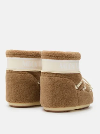 Botas Icon Low de forro polar color camel