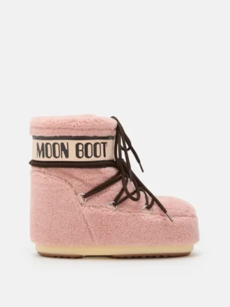 Botas Icon Low de forro polar rosa