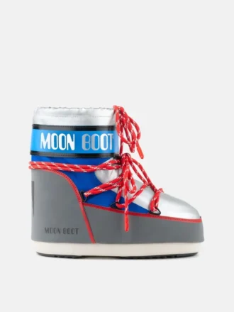 Botas Icon Low Space Racing plateadas