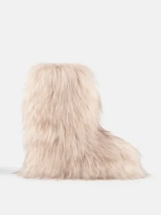 Botas Icon Yeti Mid Cream de Jacquemus + Moon Boot