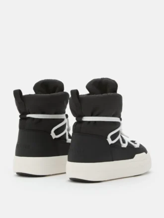 Botas Junior Park negras con cordones