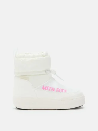 Botas Junior Park Tube White Glitter Mid Botas Junior Park Tube White Glitter Mid