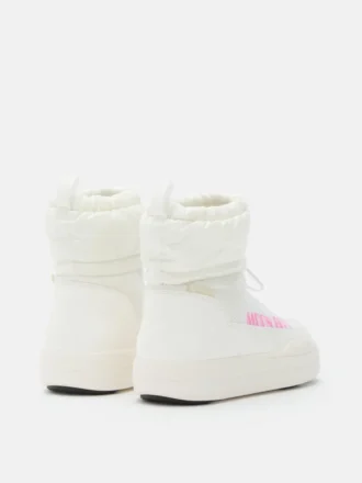 Botas Junior Park Tube White Glitter Mid Botas Junior Park Tube White Glitter Mid