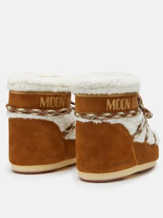 Botas Lab69 Icon Low de piel de oveja marrón
