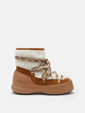 Botas Luna de piel de oveja marrón