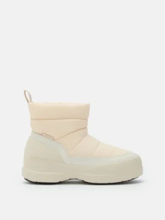 Botas Mezzaluna Puffy en color crema