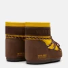 Botas Moon Boot X Guest in Residence Icon Low de nailon en color girasol y cacao