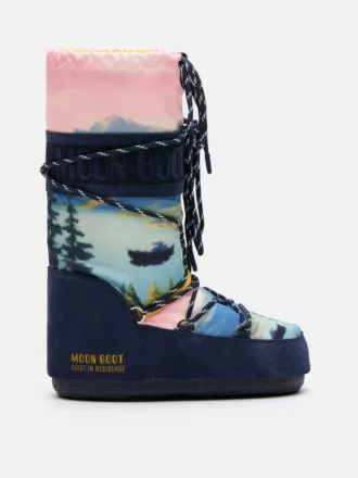 Botas Moon Boot X Guest in Residence Icon Postcard Midnight Boots