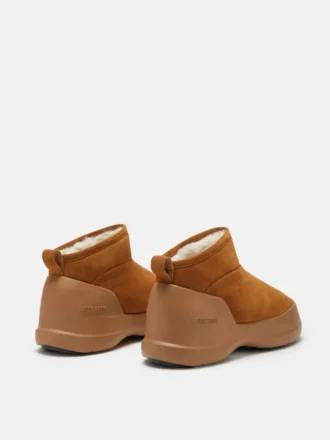 Botines de ante marrón Mezzaluna