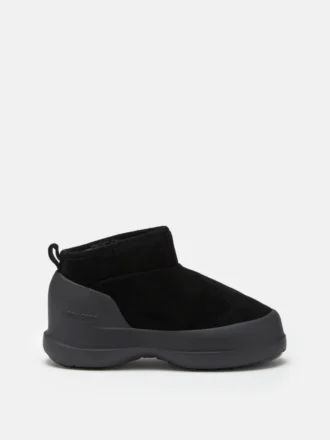 Botines de ante negro