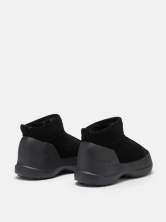 Botines de ante negro