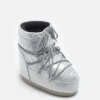 Botines Icon Low con purpurina plateada