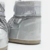 Botines Icon Low con purpurina plateada