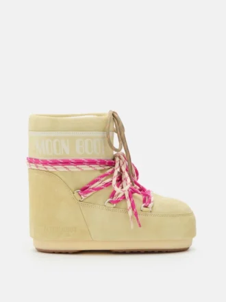 Botines Icon Low de ante amarillo