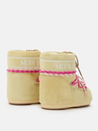 Botines Icon Low de ante amarillo