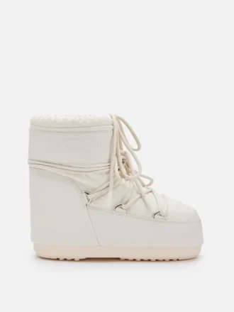 Botines Icon Low de goma color crema