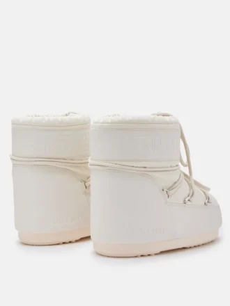 Botines Icon Low de goma color crema