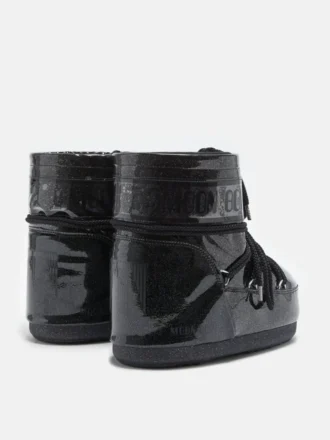 Botines Icon Low negros con purpurina