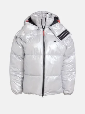 Chaqueta acolchada Adidas X Moon Boot plateada