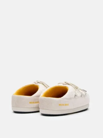 Mules de punto Moon Boot X Guest in Residence Evx White Sand