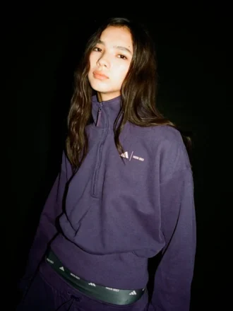 Sudadera de chándal Adidas X Moon Boot en color ciruela