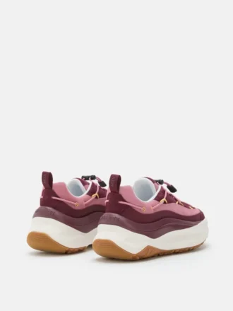 Zapatillas Moon247 Xlace en burdeos y rosa