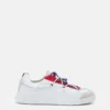 Zapatillas Moonlight en blanco, azul y rojo