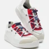 Zapatillas Moonlight en blanco, azul y rojo